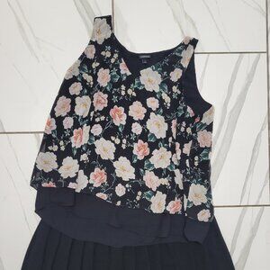 Torrid Rose Flowy Boho Floral Tank top 1xl